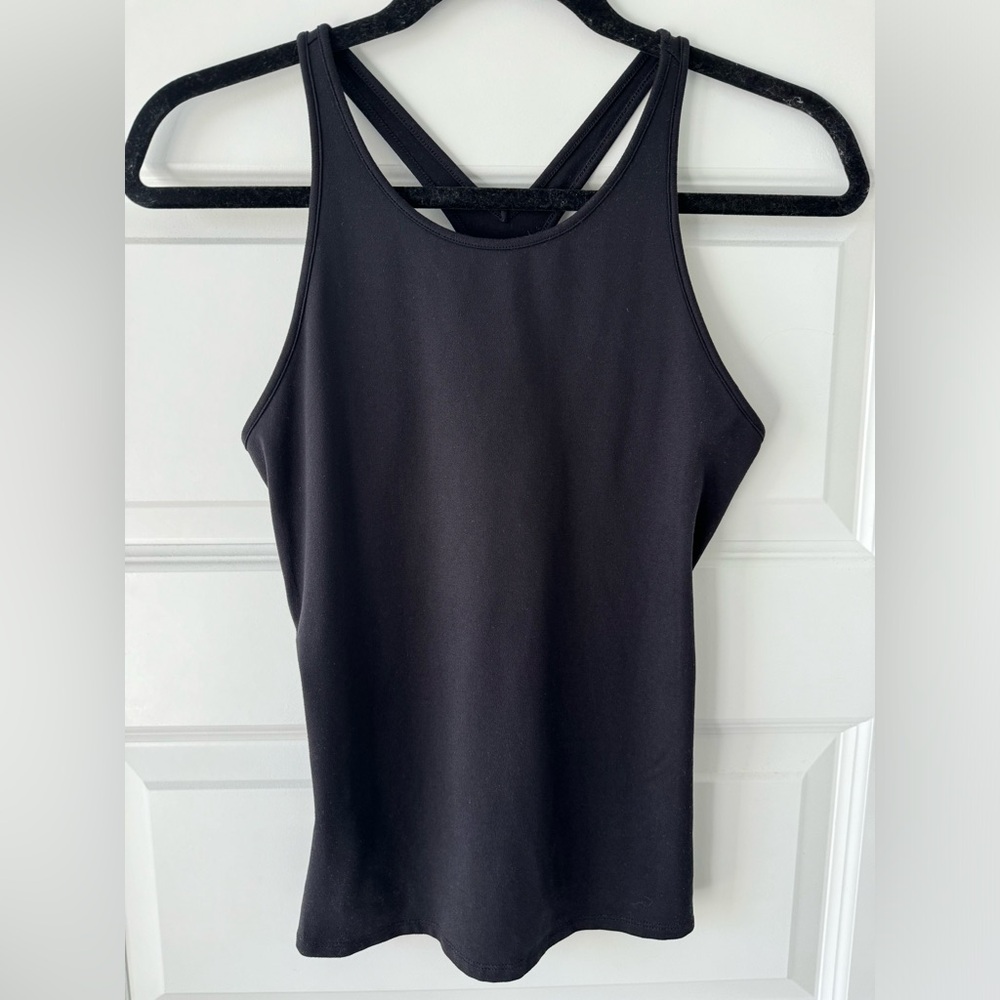 Alo Racerback Black Tank Size Small